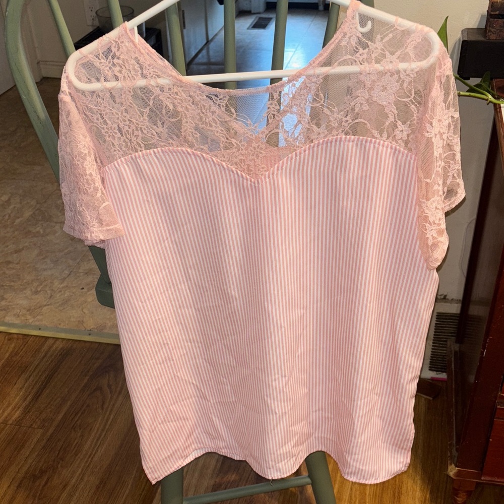 Lacey, Stripy Blouse. Comfort and fashion!